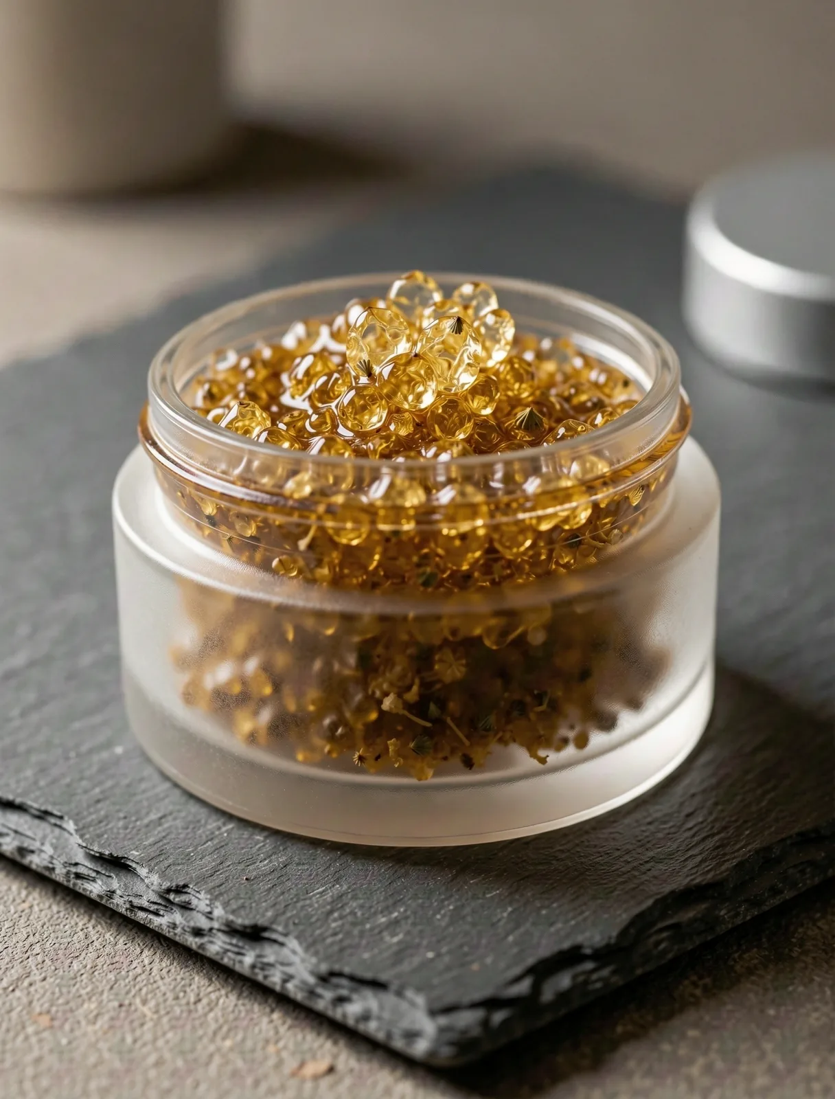 Natural body salve texture