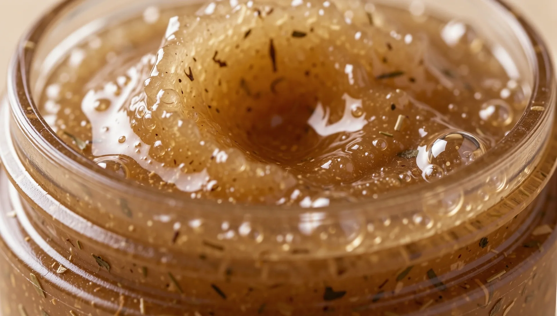 Texture of natural body salve